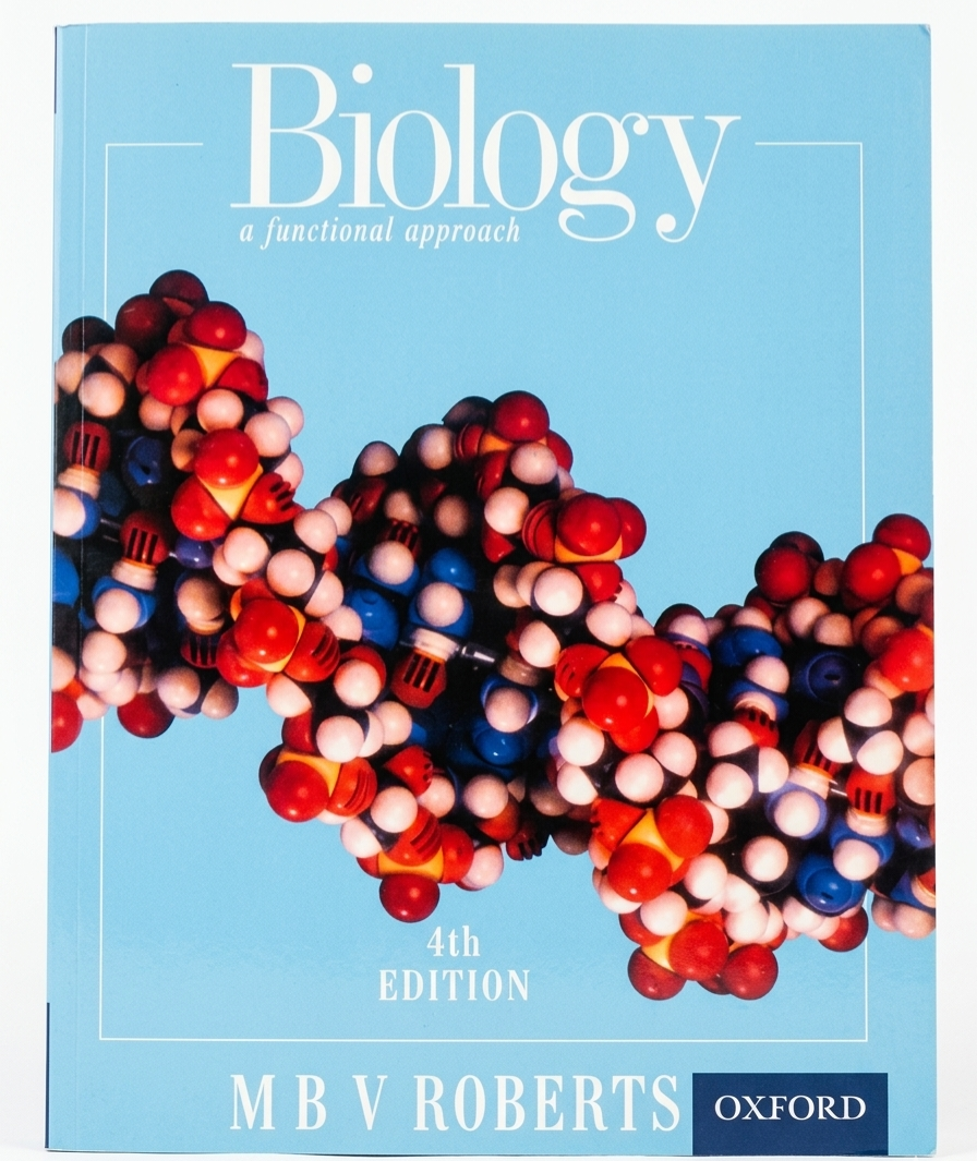 Biology A Functional Approach 4th Edition by MBV Roberts A Level Biology textbook cover