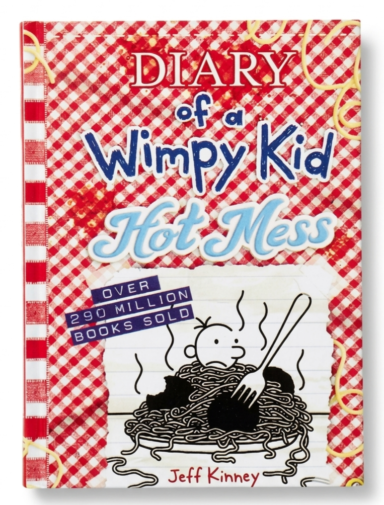Diary of a Wimpy Kid Hot Mess by Jeff Kinney Book Cover