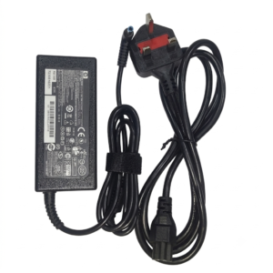 HP 65W Original Laptop Charger with 7.4mm Big Pin Adapter and Power Cable