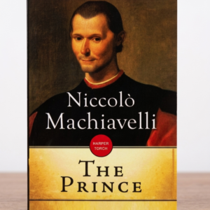 The Prince by Niccolo Machiavelli paperback book cover strategy and leadership