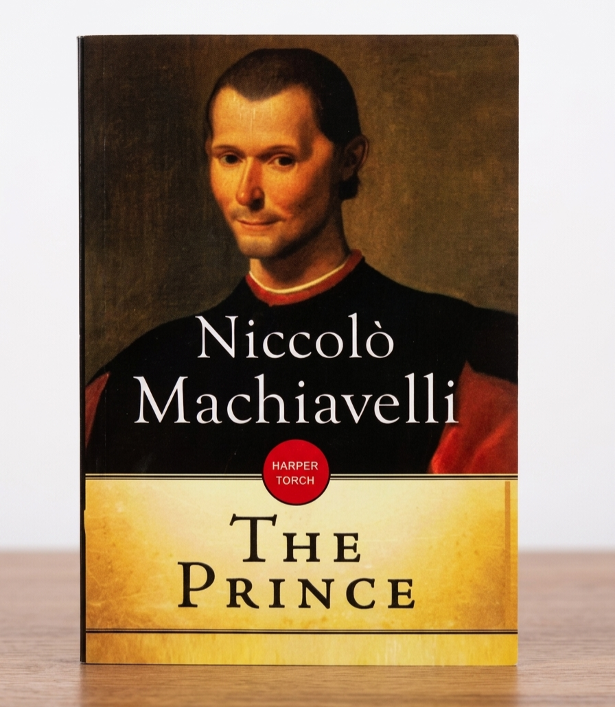 The Prince by Niccolo Machiavelli paperback book cover strategy and leadership