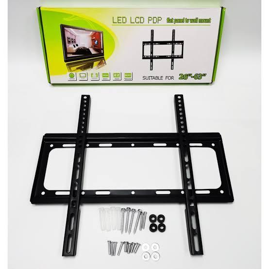 Firm flat panel TV wall mount bracket for 26 to 63 inch LED LCD TVs with mounting hardware kit